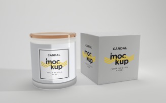 Jar Candle Label Mockup 39