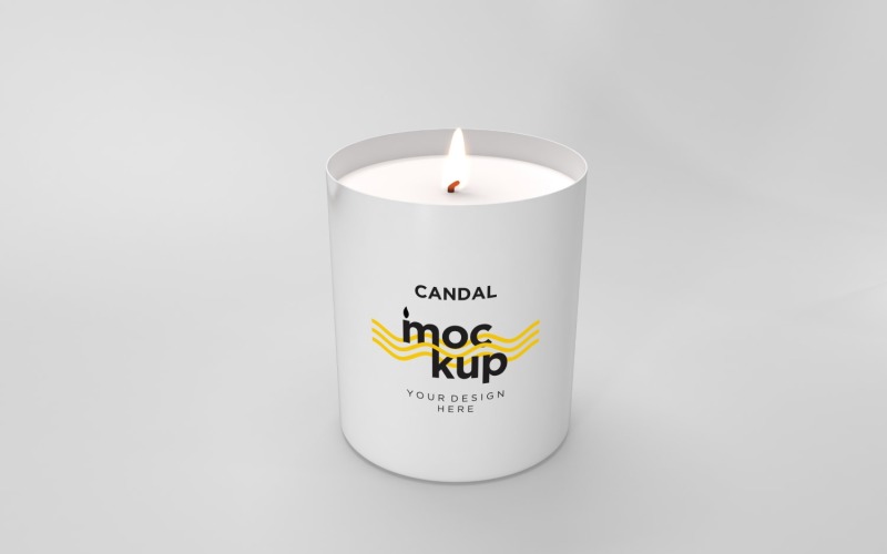 Jar Candle Label Mockup 58 Product Mockup