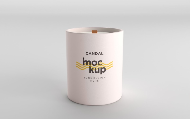Jar Candle Label Mockup 73 Product Mockup