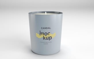 Jar Candle Label Mockup Design 07