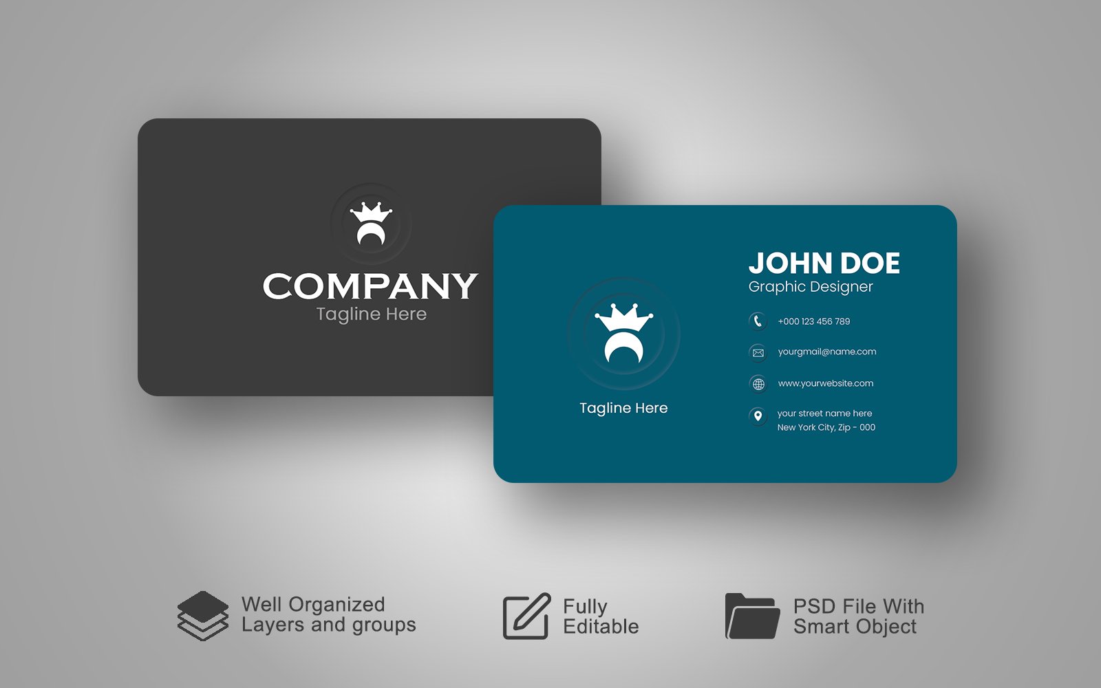 Template #401995 Business Card Webdesign Template - Logo template Preview