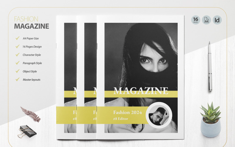 InDesign Fashion Magazine Template