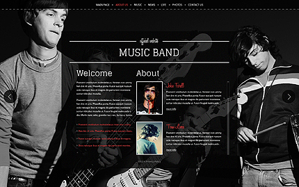 Бывшие сайты музыка. Дизайн сайта музыкальной группы. Макет сайта музыкальной группы. Шаблон музыкального сайта. Примеры сайтов музыки.