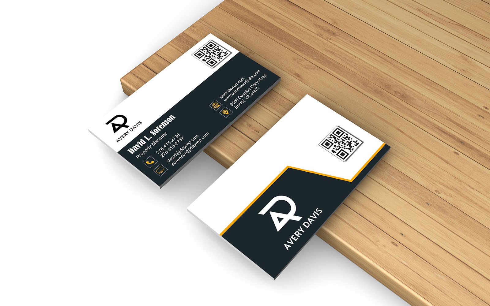 Template #402044 Business Card Webdesign Template - Logo template Preview