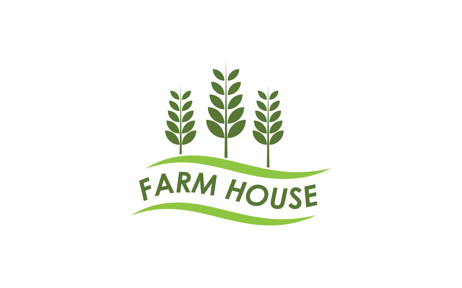 Çiftlik evi logo tasarım şablonu