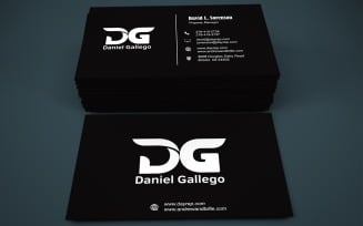 Elegant Business Card Design: Fully Customizable and Professional