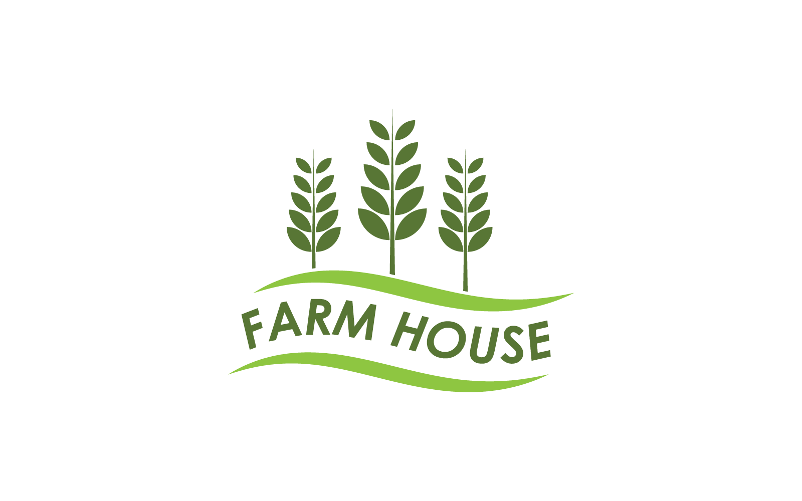 Ферма будинок логотип шаблон оформлення