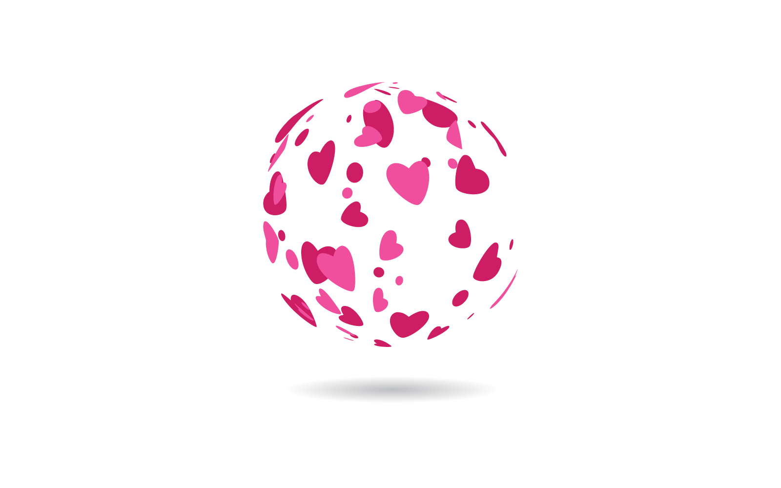 Love logo design icon illustration vector