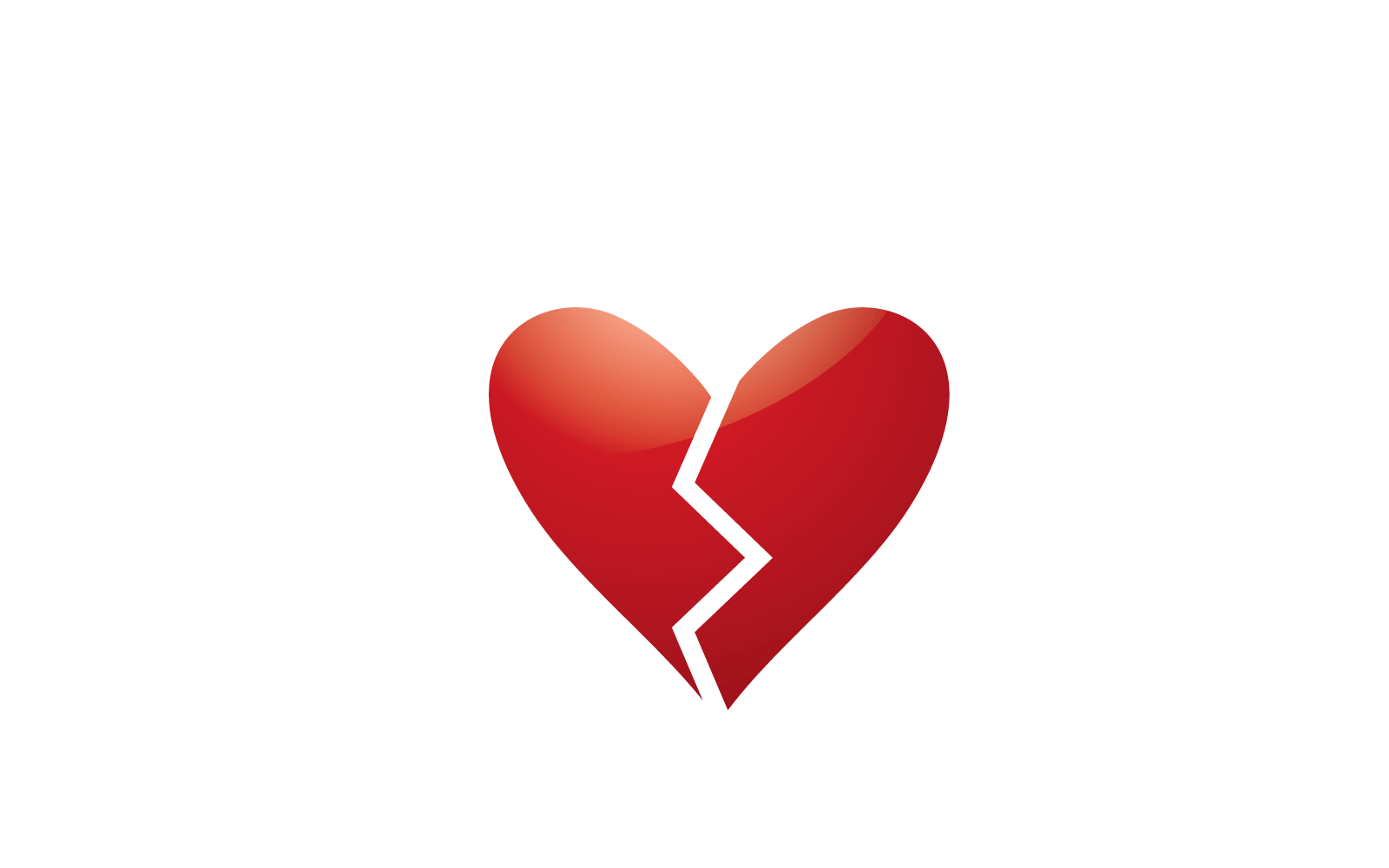 Miłość projekt logo wektor szablon ilustracji