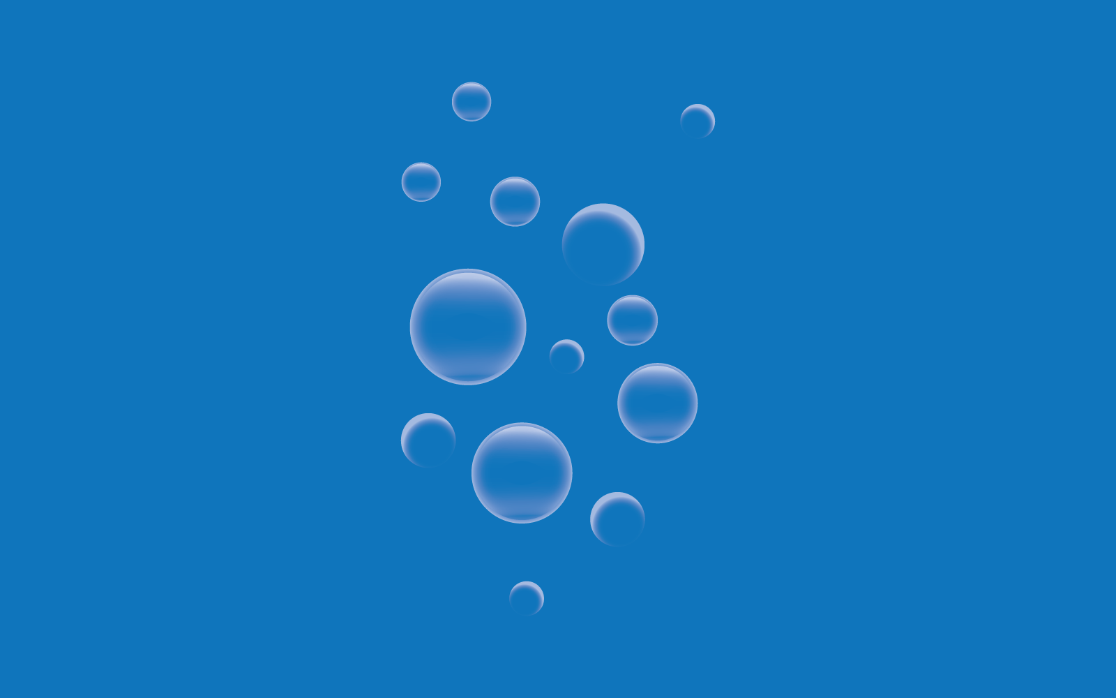 Natural realistic bubble illustration vector design Logo Template