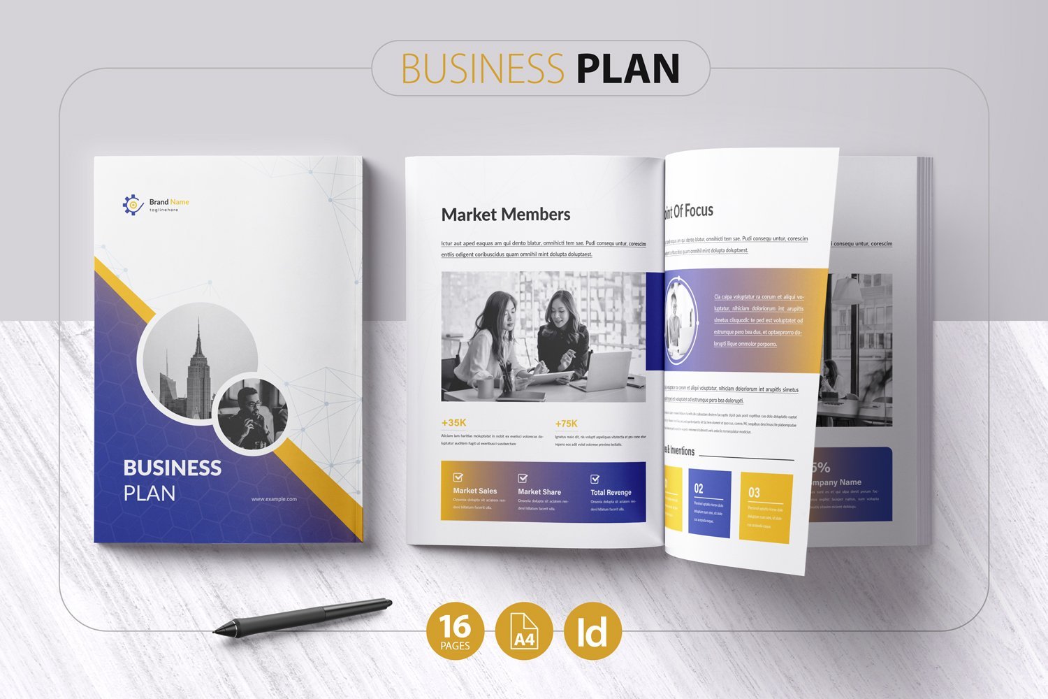 Template #402174 Brochure Business Webdesign Template - Logo template Preview
