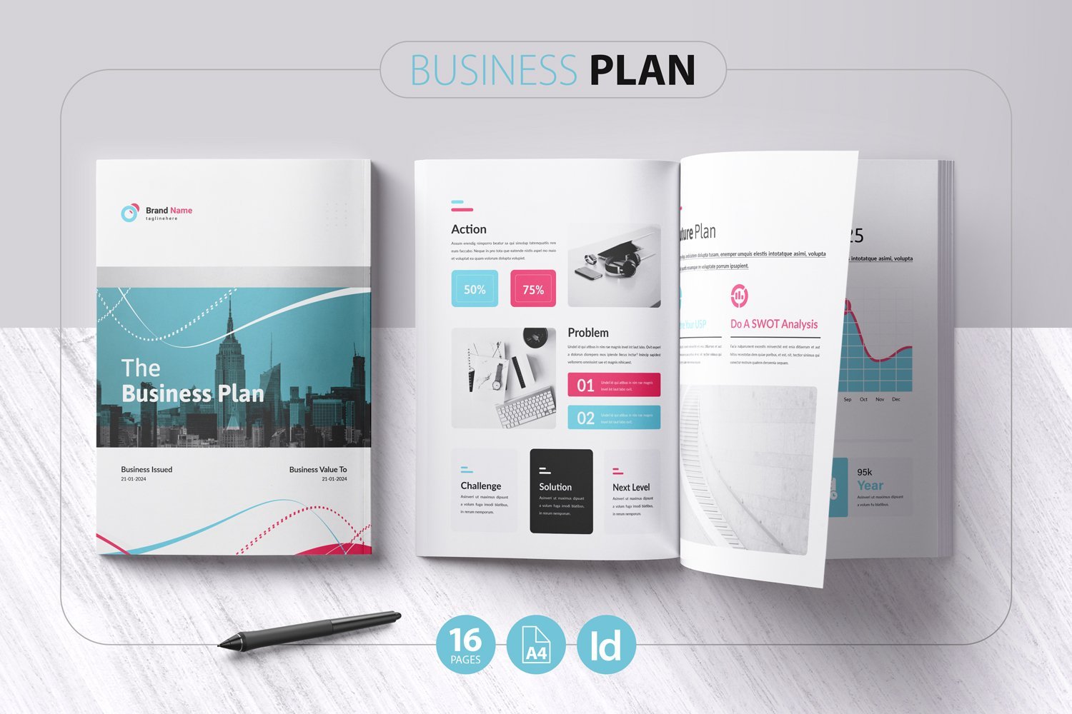 Kit Graphique #402183 Brochure Business Web Design - Logo template Preview