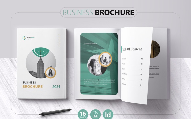 Business Brochure Template 2024 Corporate Identity