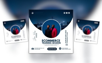 Ecommerce Training Session Canva Design Template