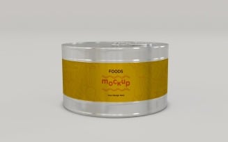 Food Tin Can Mockups PSD 05