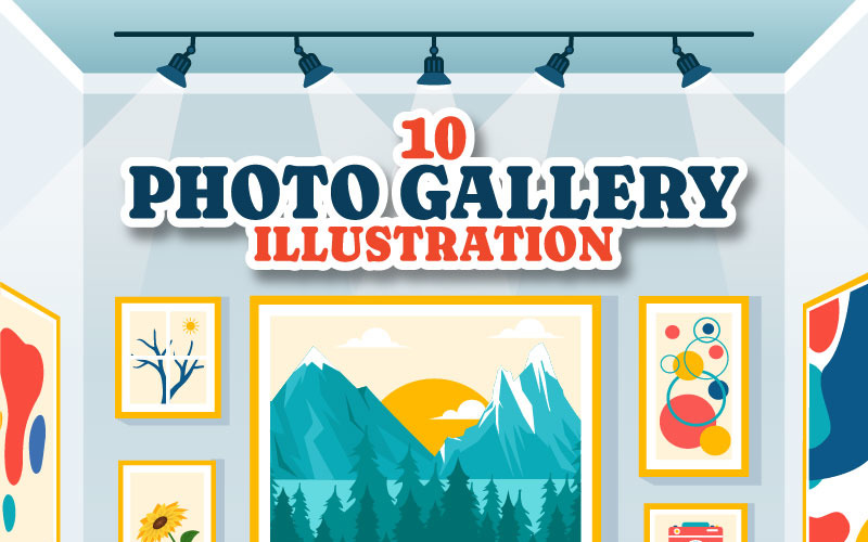 10 Photo Gallery Illustration
