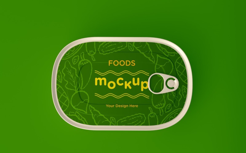 Rectangle Food Tin Can Mockups PSD 22 Product Mockup