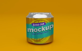 Metal Can Mockup Design 05