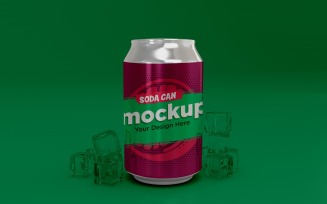 Soda Can Mockup Design 03