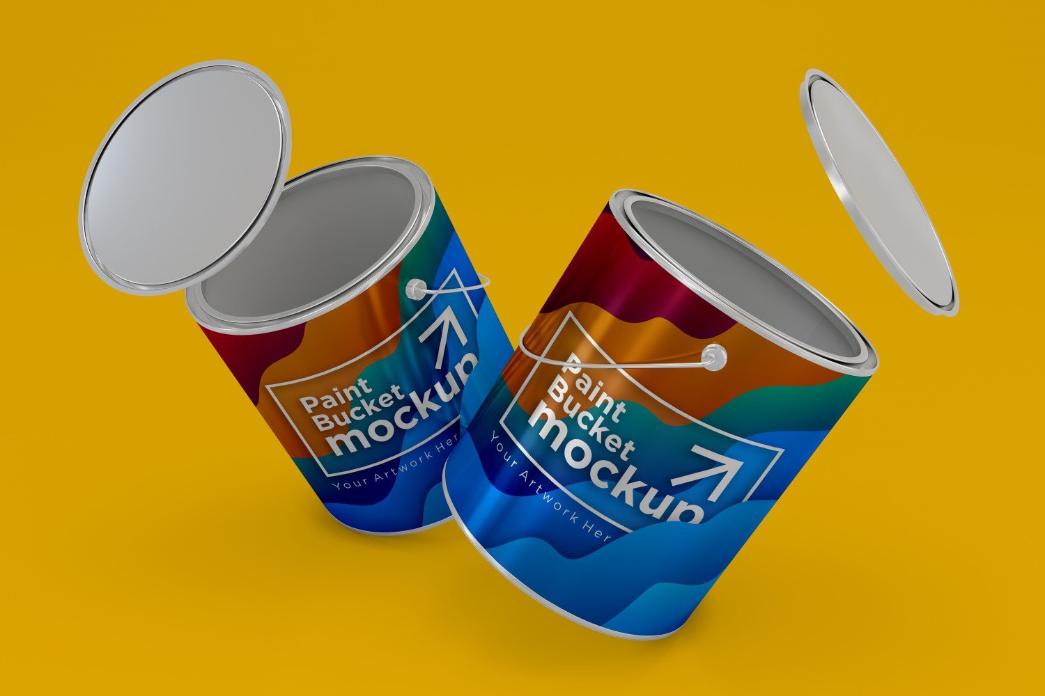 Template #402477 Buckets Paint Webdesign Template - Logo template Preview