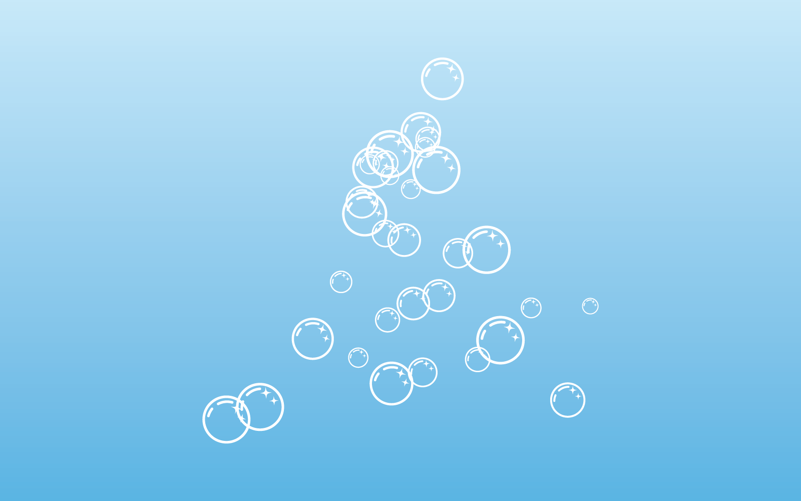 Natural realistic bubble illustration flat design template Logo Template