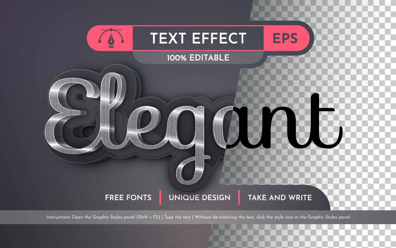 Kit Graphique #402530 lgant Texte Divers Modles Web - Logo template Preview