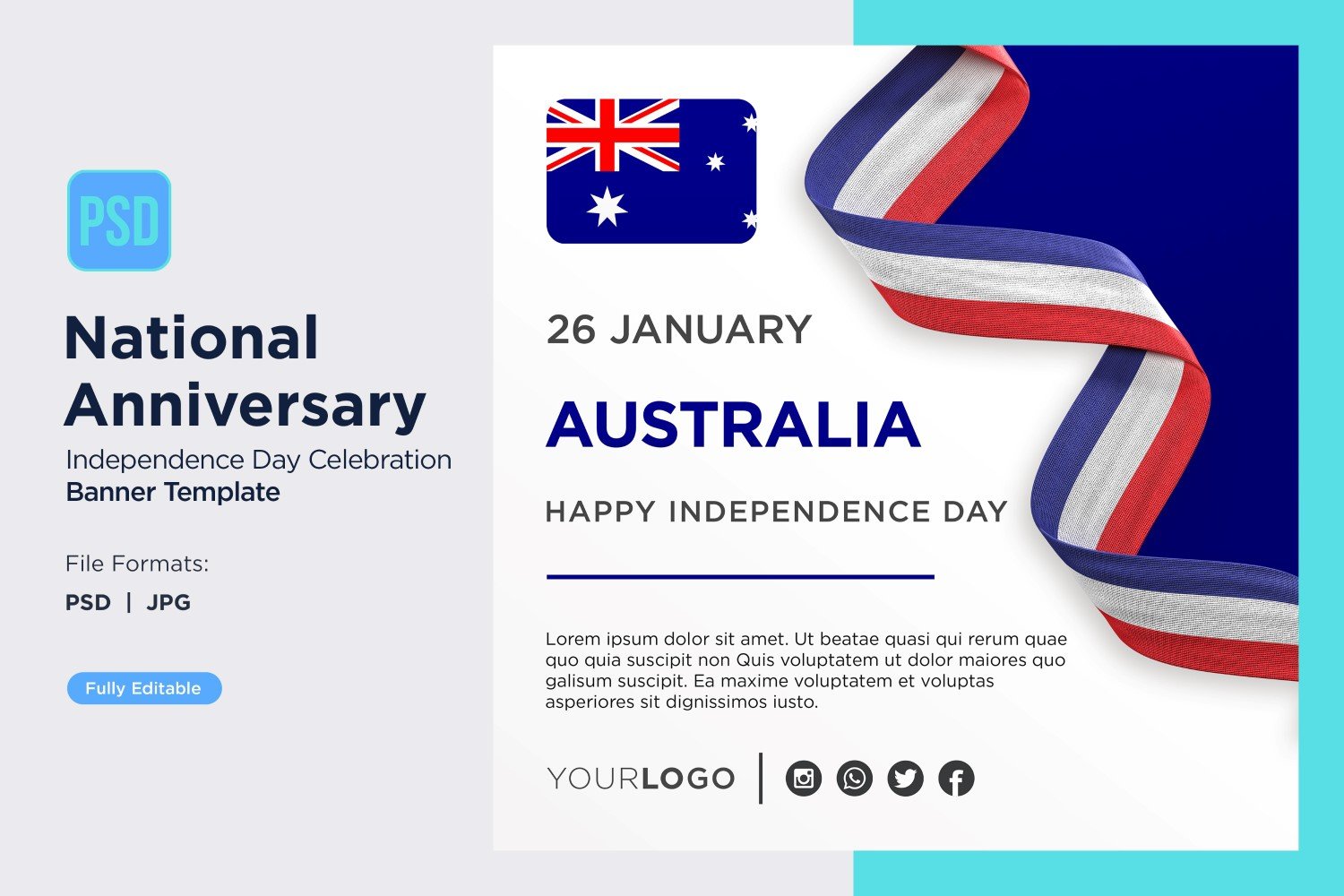 Template #402559 Day Celebration Webdesign Template - Logo template Preview