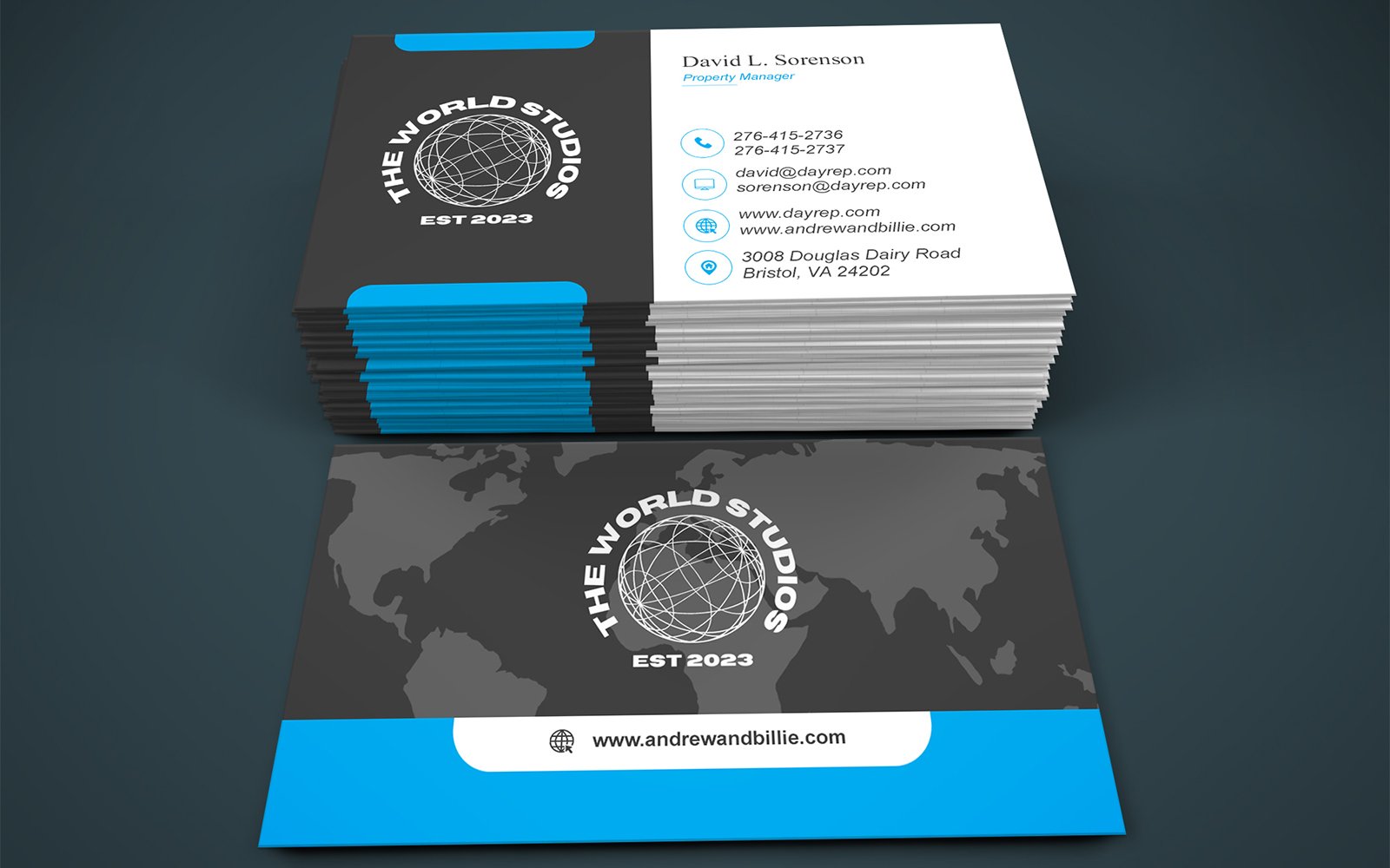 Template #402563 Business Card Webdesign Template - Logo template Preview