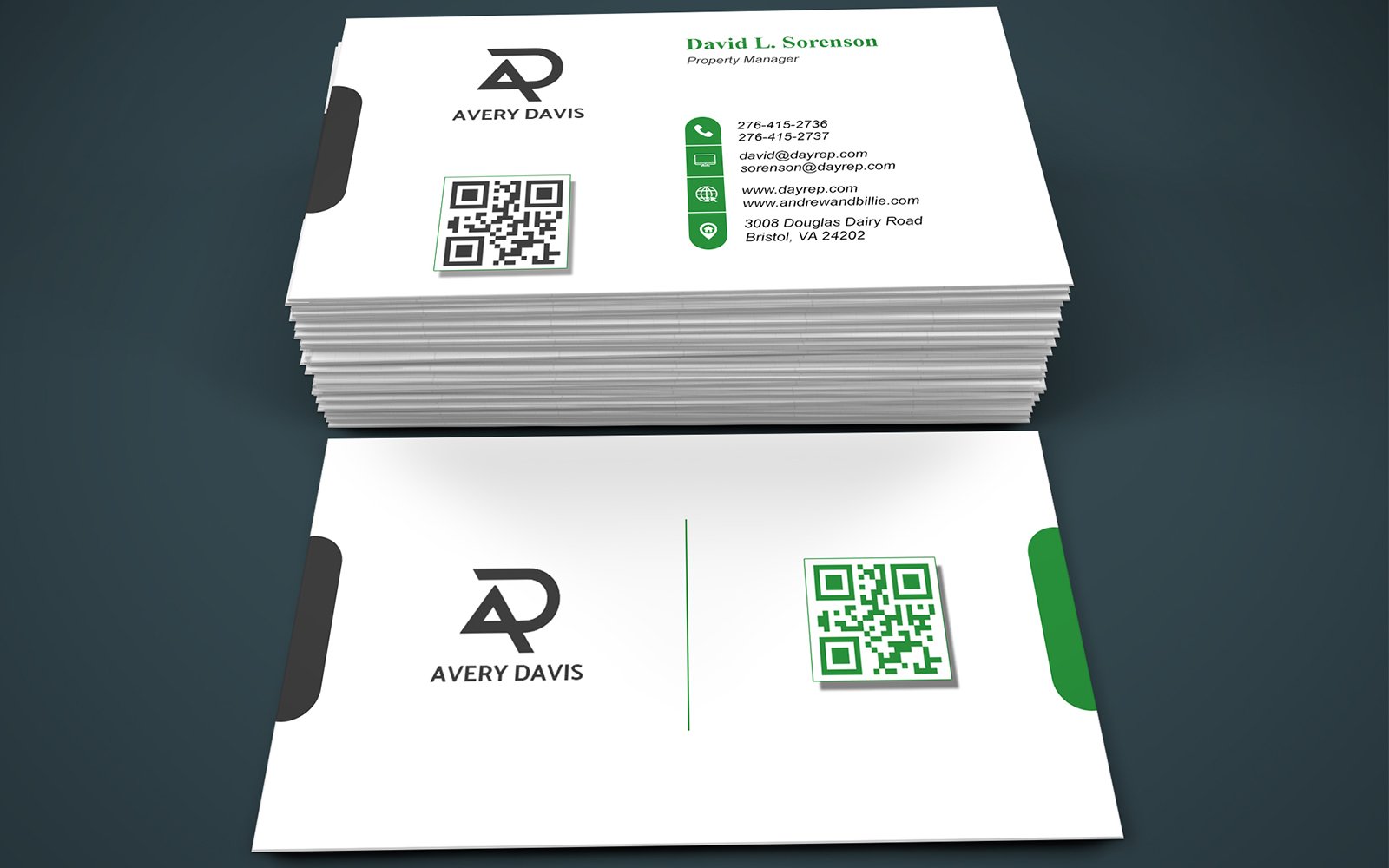 Template #402567 Business Card Webdesign Template - Logo template Preview