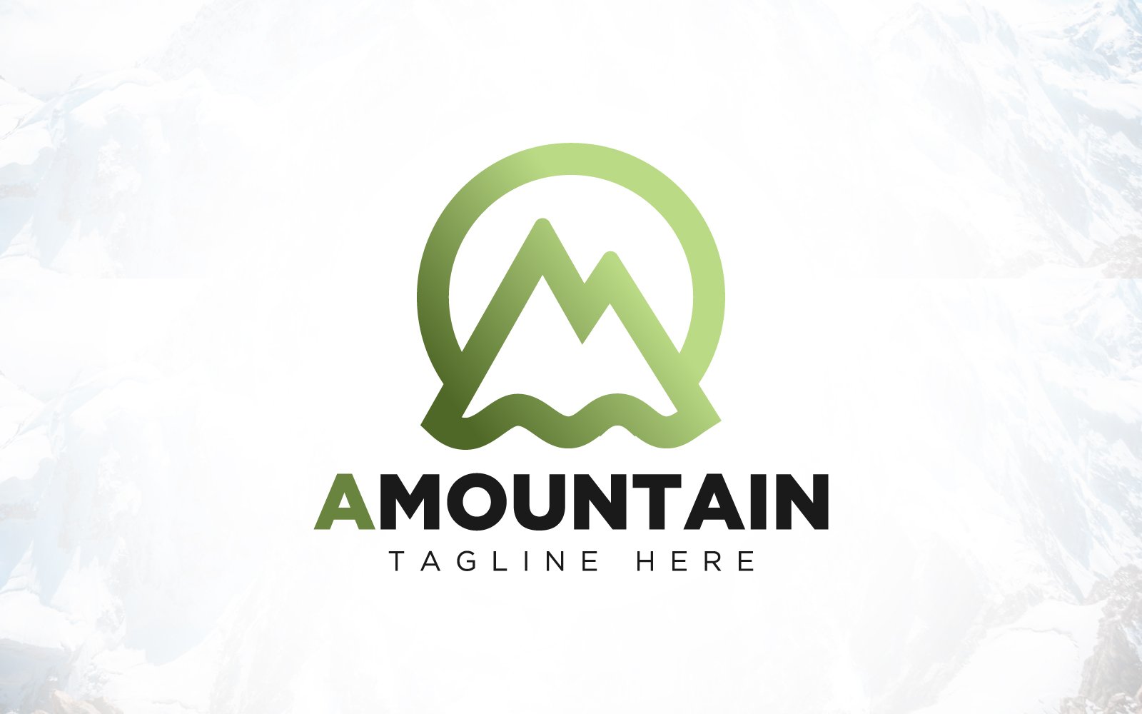 Kit Graphique #402575 Abstract Mountain Divers Modles Web - Logo template Preview