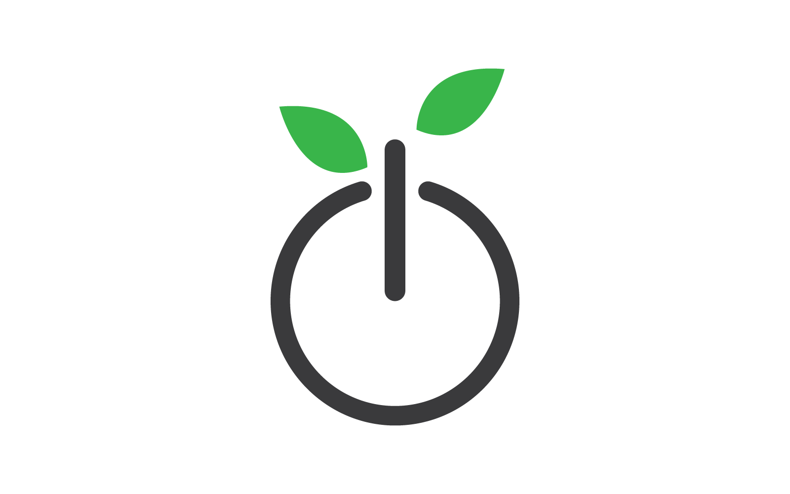 Eco energy logo vector illustration design template