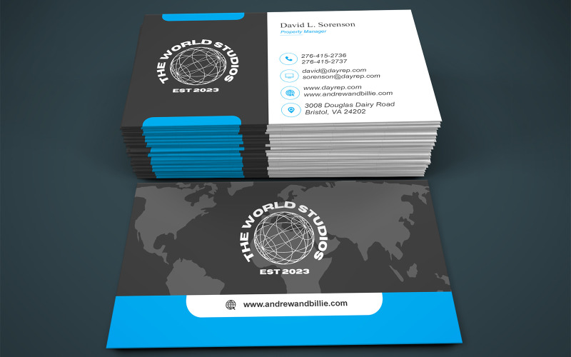 Elegant Business Card Designs for Professionals Corporate Identity