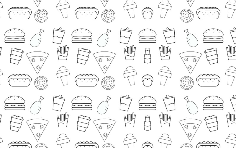 Food Pattern Illustration