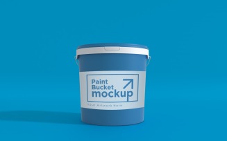 Plastic Paint Bucket Container packaging mockup 19
