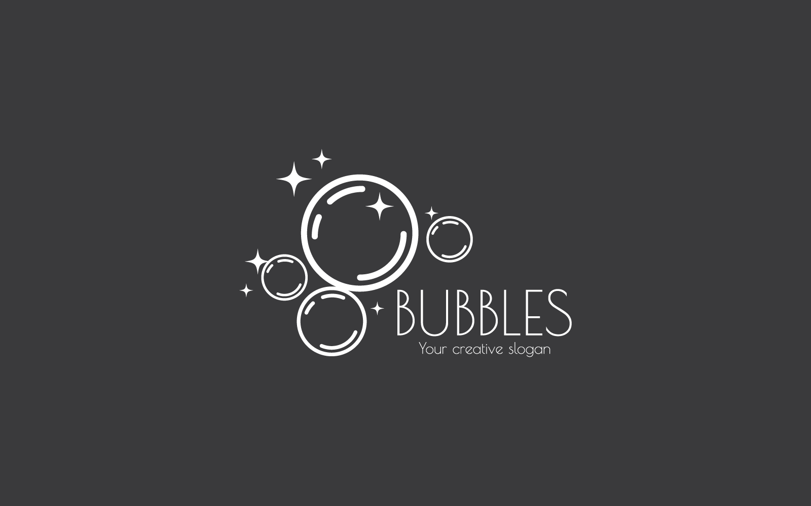 Bubble realistic natural illustration vector flat design