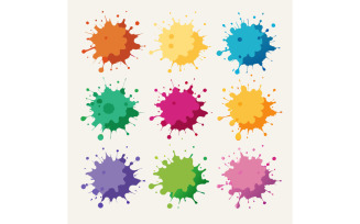 ChromaBurst - Dynamic Color Splash Design Pack for Graphic Artists and Creatives Bundle 7