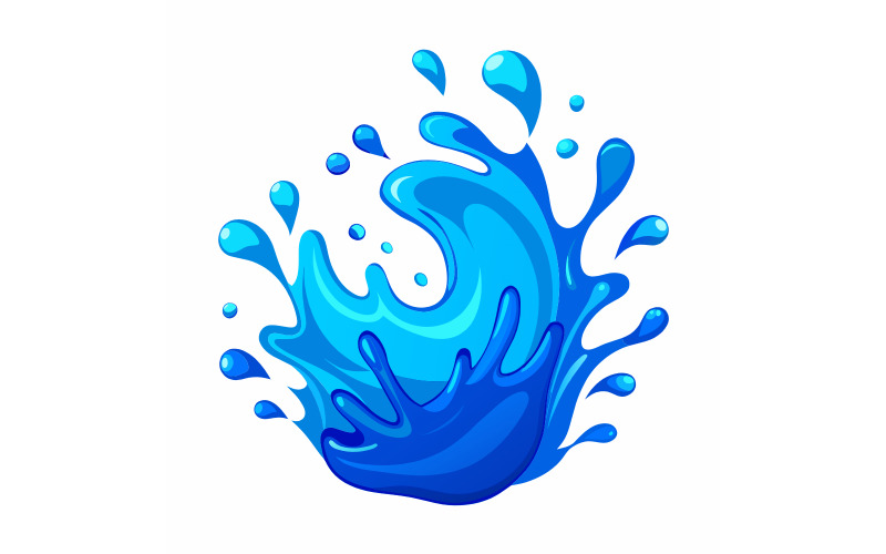Splash Design Illustrator Vector #7 Vector Graphic