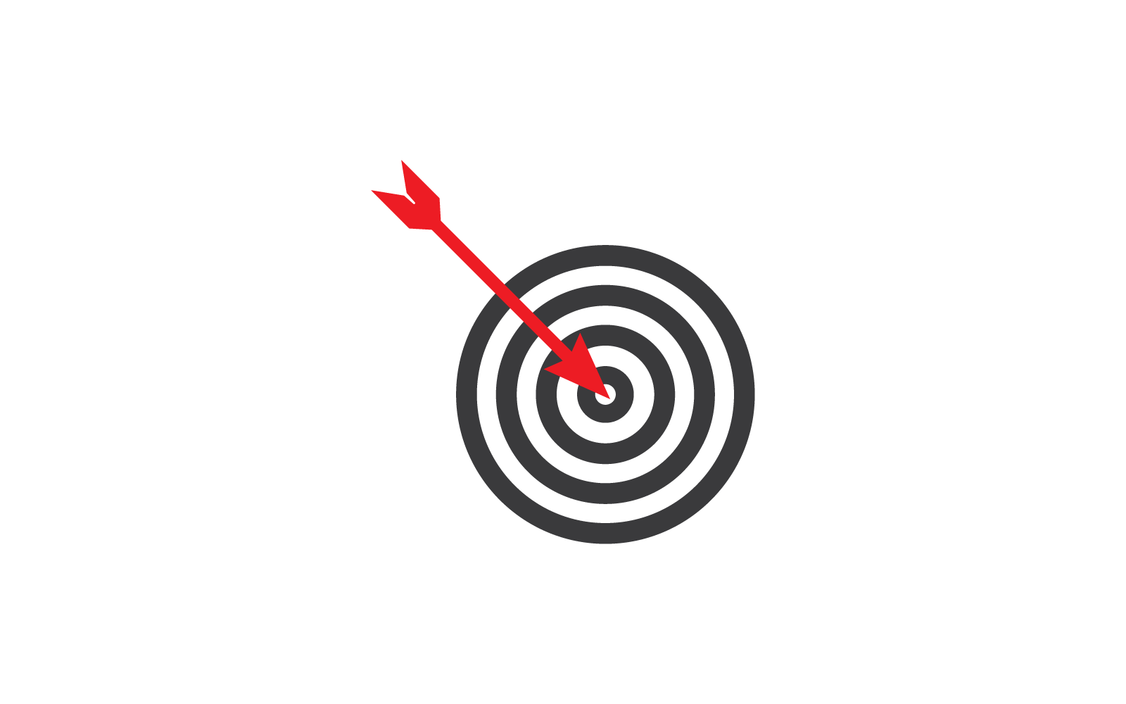 Target icon vector design illustration template