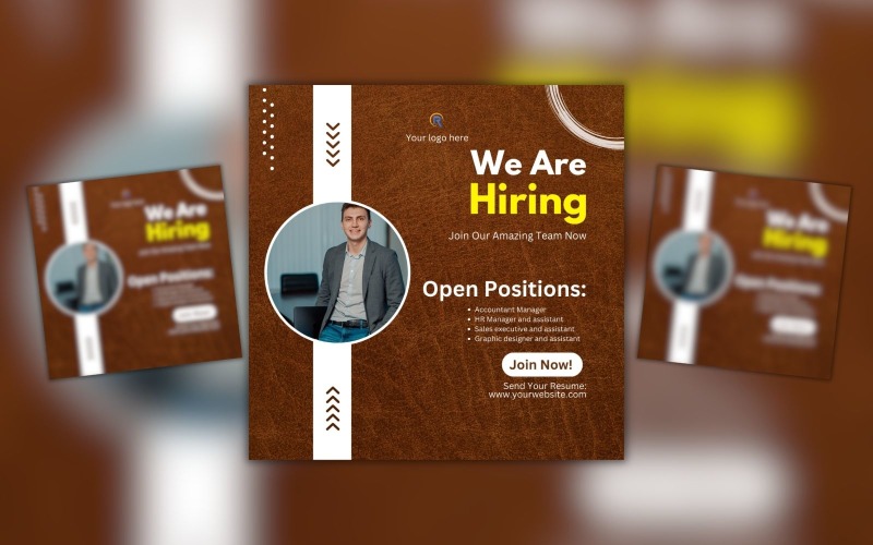 We Are Hiring Join Our Team Design Template Social Media