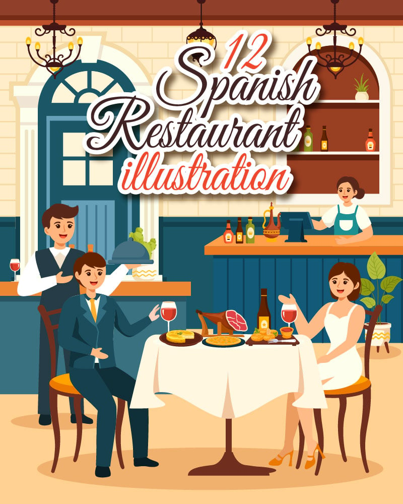 Kit Graphique #402712 Spanish Restaurant Divers Modles Web - Logo template Preview