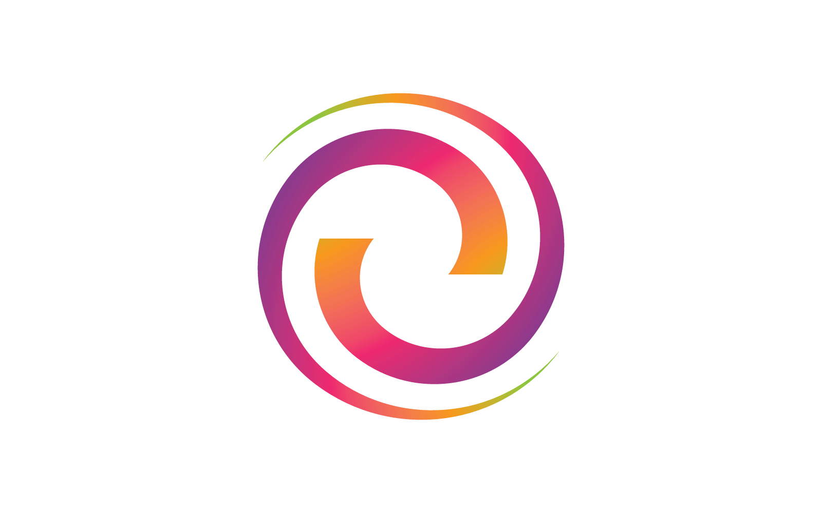 Abstract circle vector flat design template Logo Template