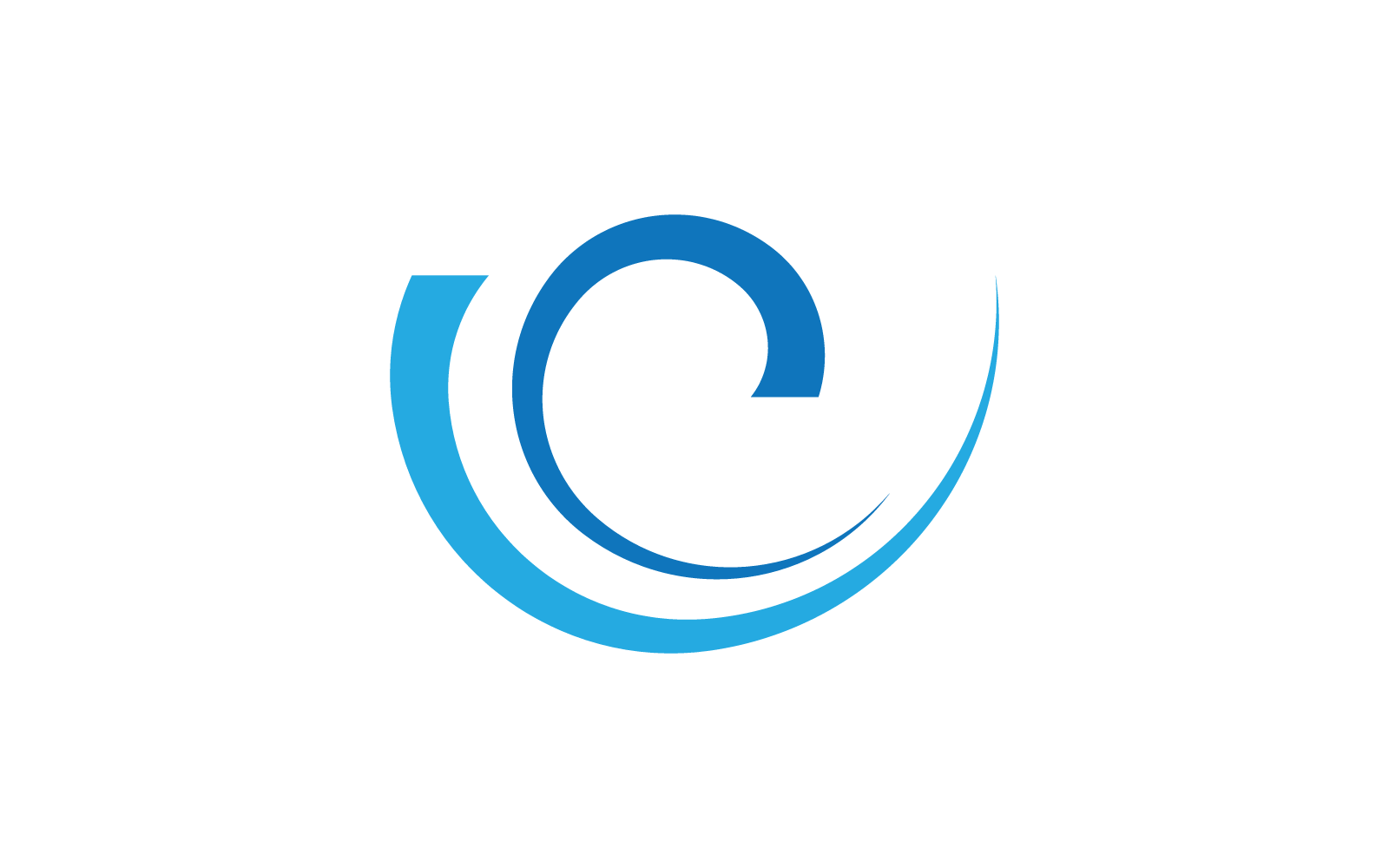 Abstract circle vector flat design Logo Template