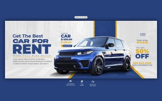 Car Rent Social Media Cover Template