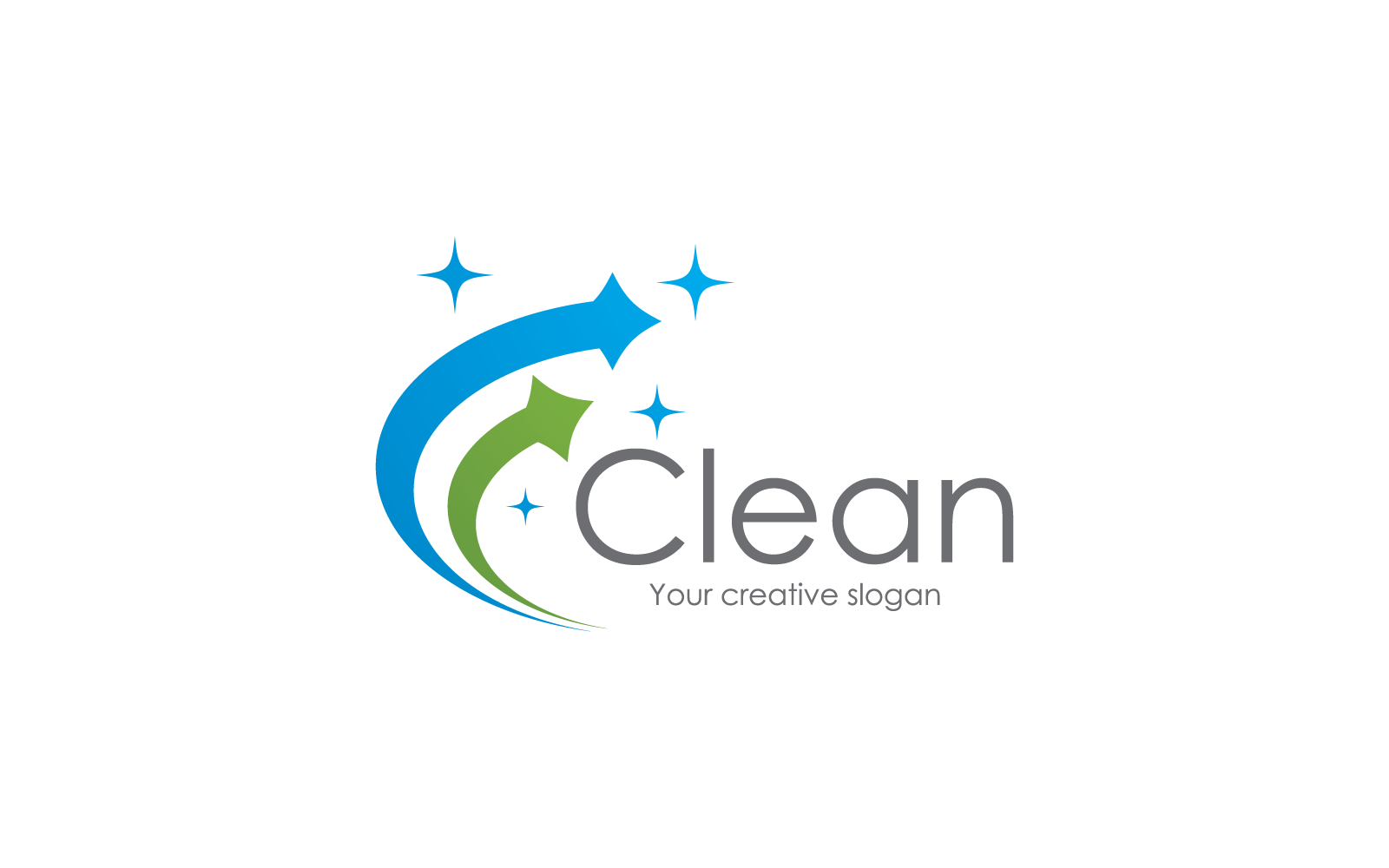 Cleaning logo and symbol design vector template