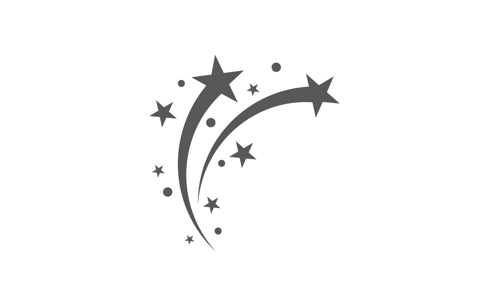 Design Star Logo ikon illusztráció vektor