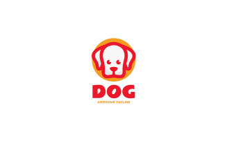 Dog Simple Mascot Logo Design 3