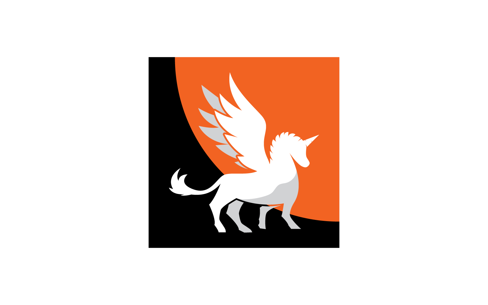 Pegasus logo vector illustration template Logo Template