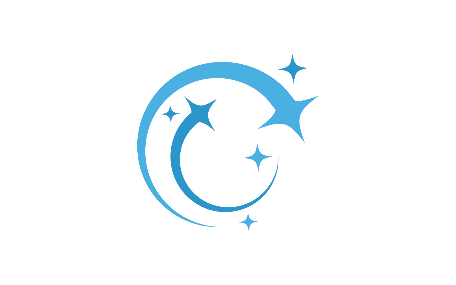Star Logo icon illustration template vector flat design