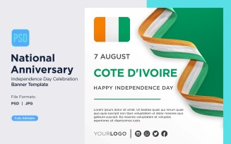 Cote d Ivoire National Day Celebration Banner