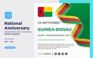 Guinea-Bissau National Day Celebration Banner